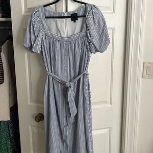 NWOT Alex Marie blue striped dress